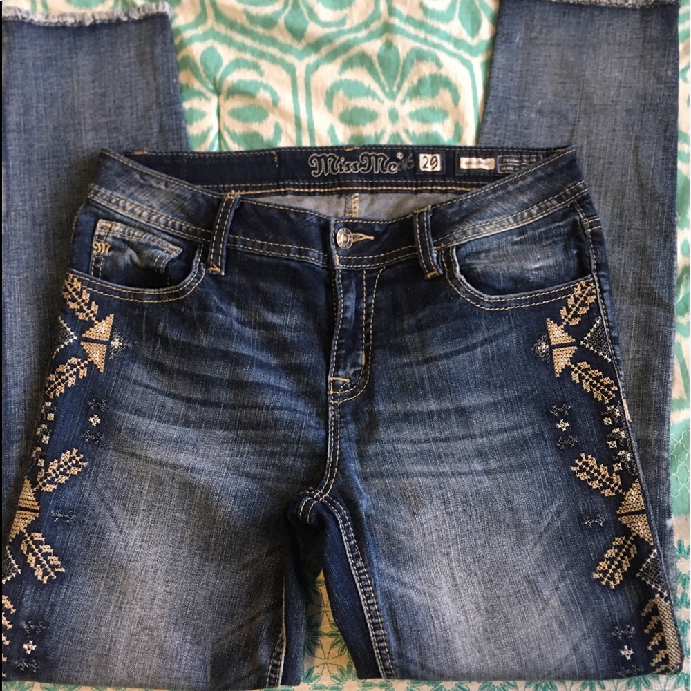 Miss Me Ankle Skinny Jeans size 29